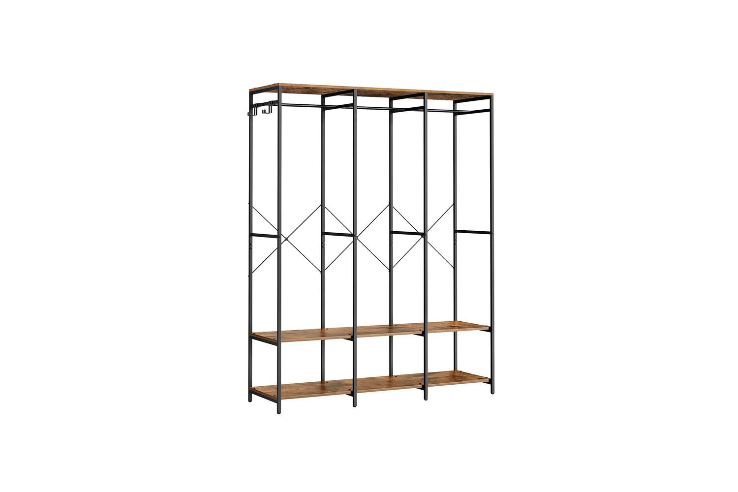Songmics Rgr005b01 Large Capacity Wardrobe Storage And Hanging Solution