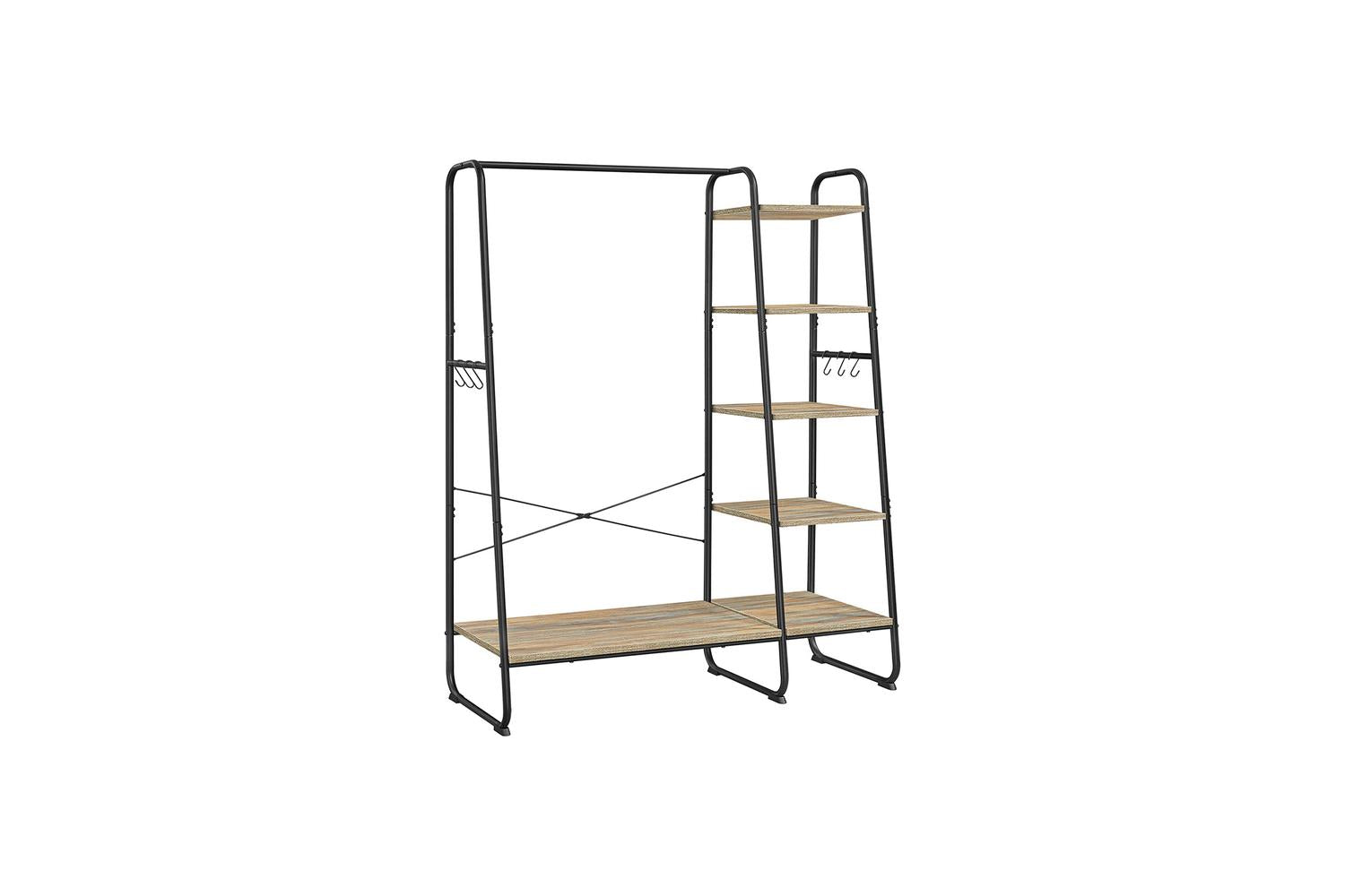 Vasagle Rgr116k01 Multifunctional Garment Rack, Clothes Rail With Storage Shelves - Diy Home Storage And Organisation