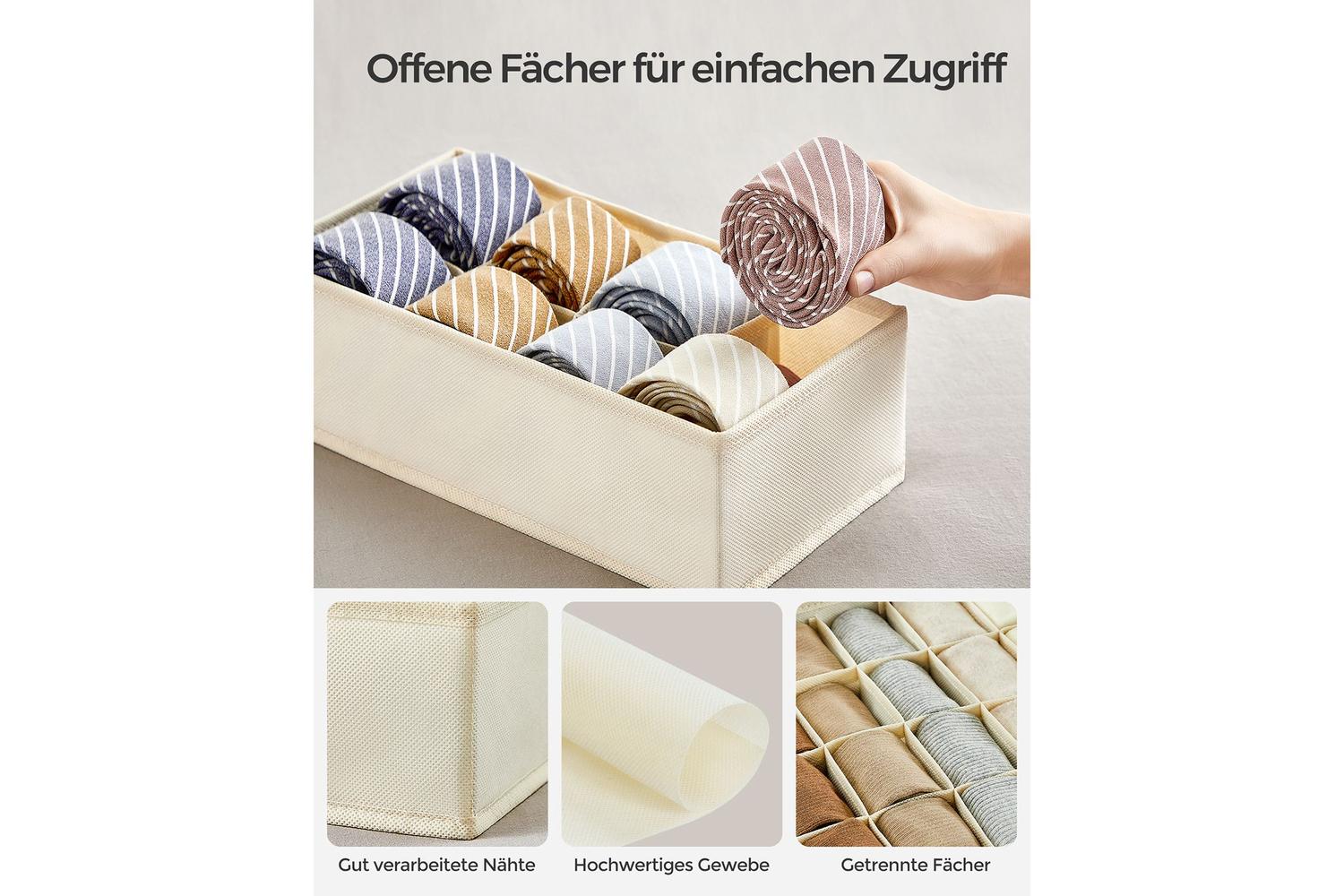 Songmics Rus008m01 - Flatbox: Versatile Underwear Drawer Organisers By Songmics-4