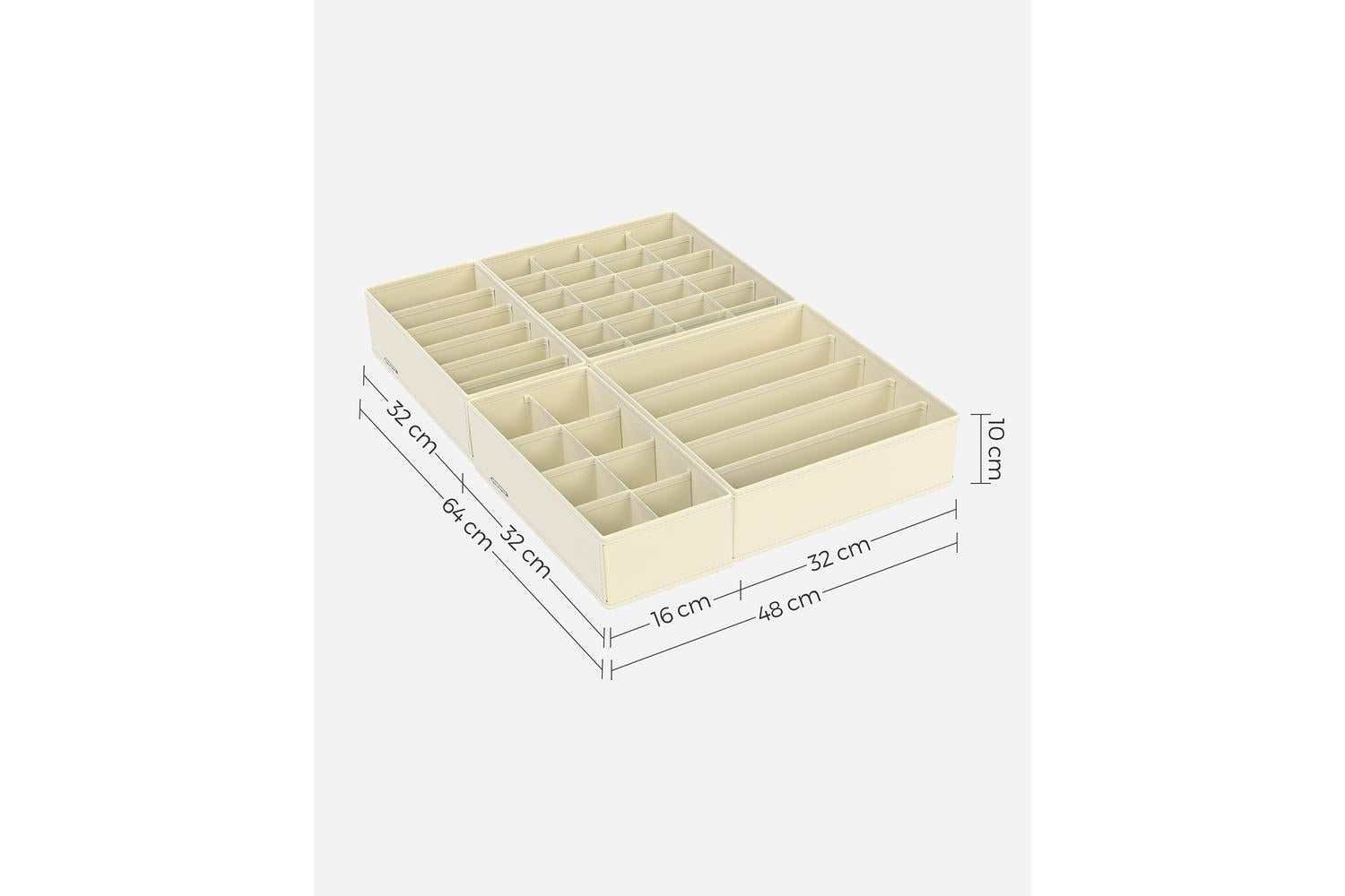 Songmics Rus008m01 - Flatbox: Versatile Underwear Drawer Organisers By Songmics-7