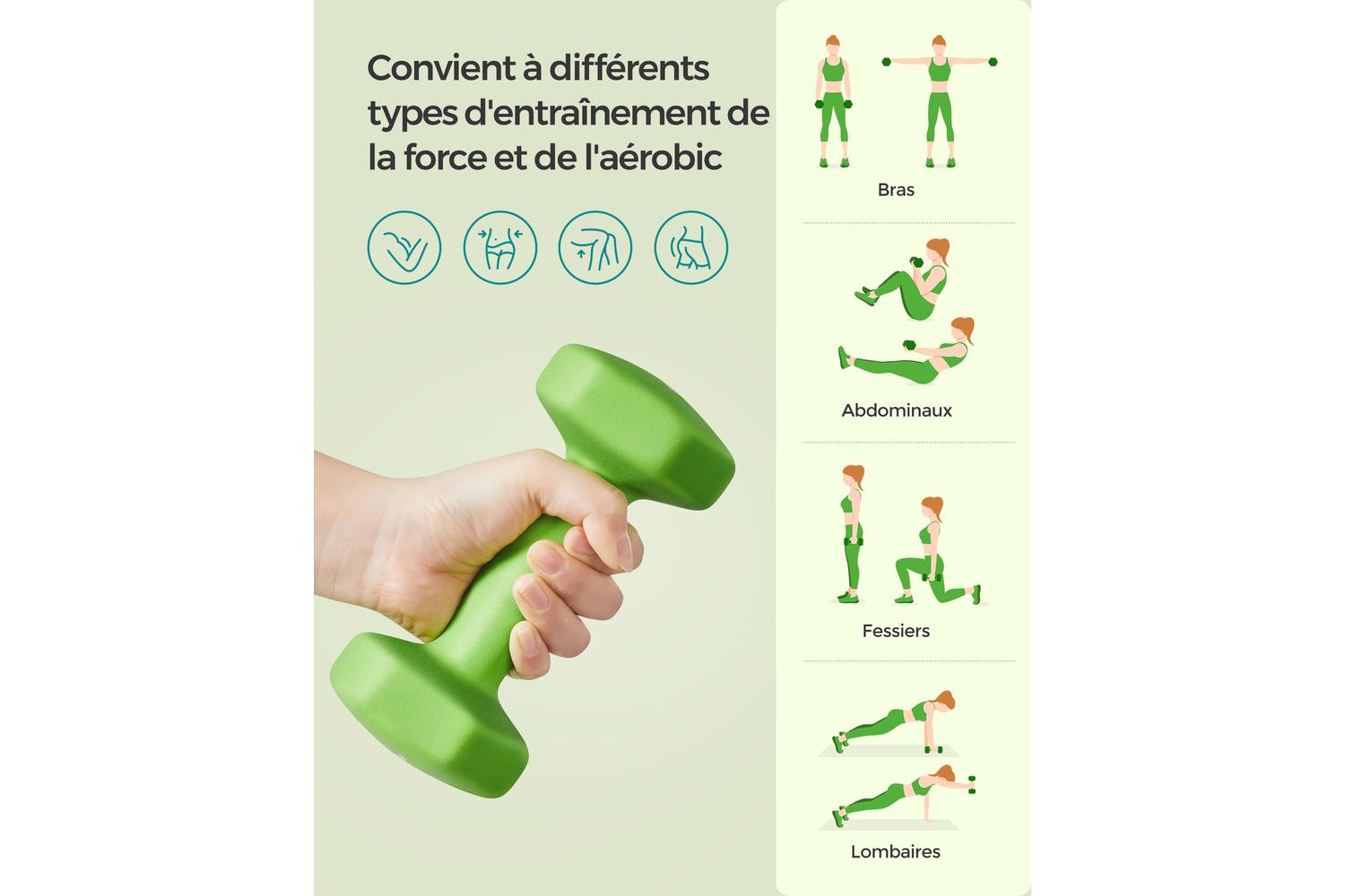 Project Your Fitness Goals With Songmics Syl904c01 Dumbbell - Quality And Affordable Fitness Equipment-3