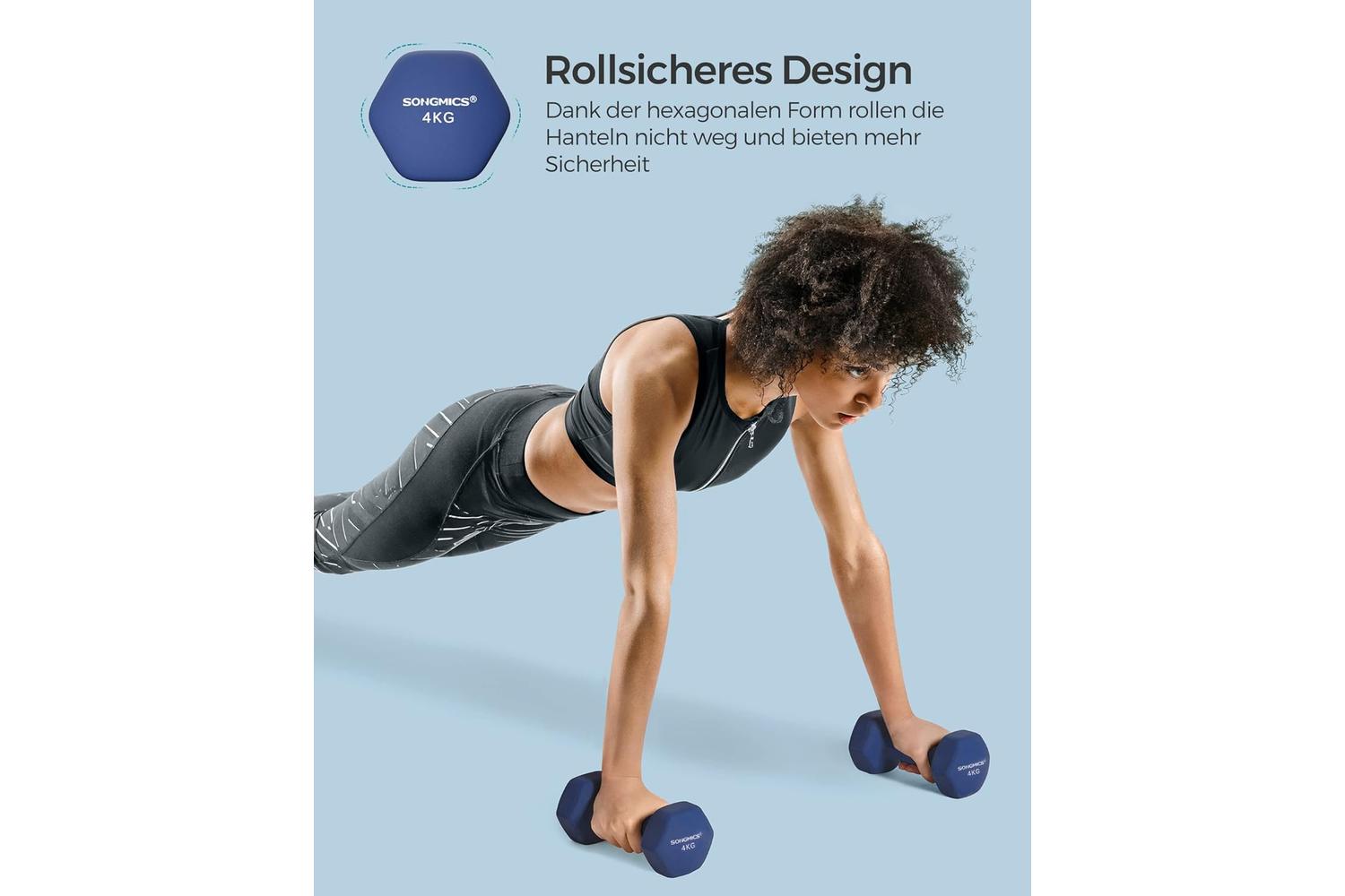 Songmics Syl908q01 Dumbbell: Top-quality Fitness Equipment For Home Gym-6