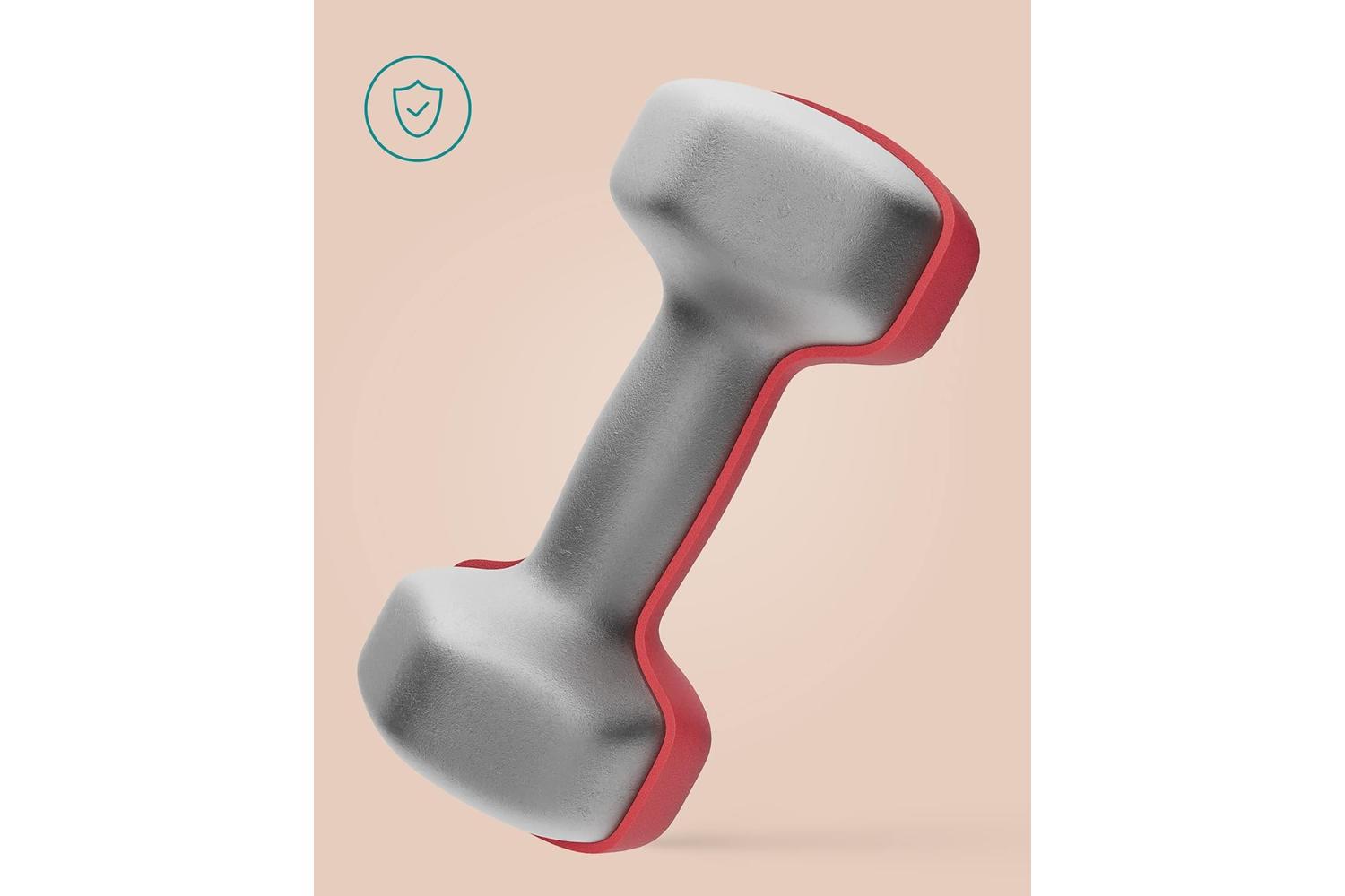Songmics Syl908r01 Dumbbell - 2 X 4kg, Quality Vinyl Coated, Anti-rolling Design For Strengthening Muscles And Fat Loss-4
