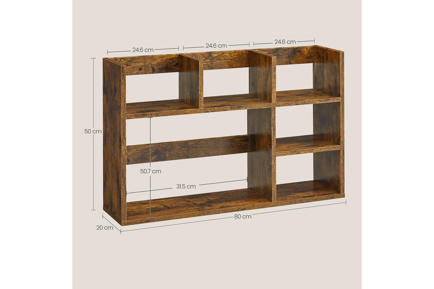 Storage Shelf | Storage Shelf | Particleboard | 80 X 20 X 50 Cm-6