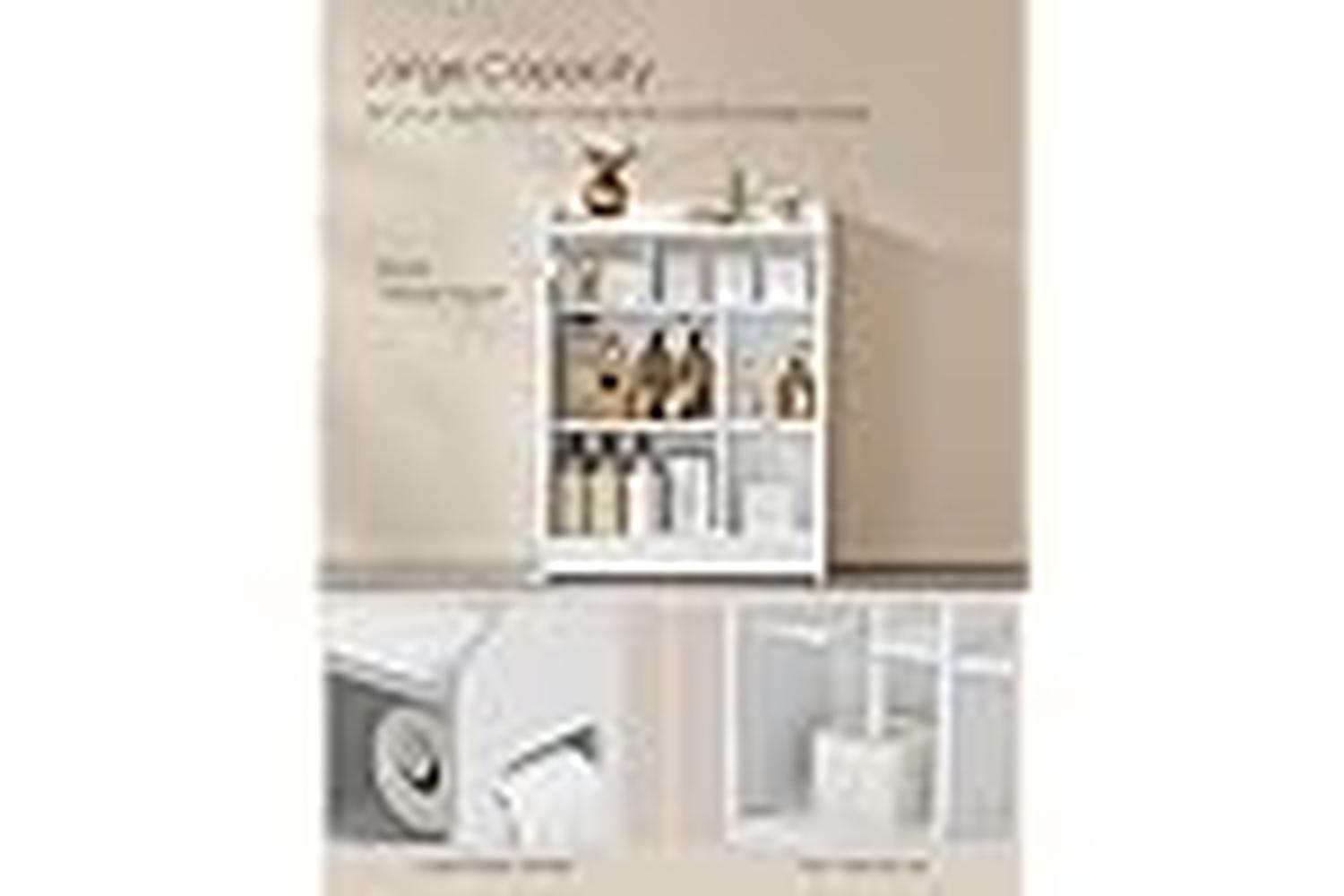Bathroom Cabinet | Bathroom Storage | Mdf | 80 Cm-3