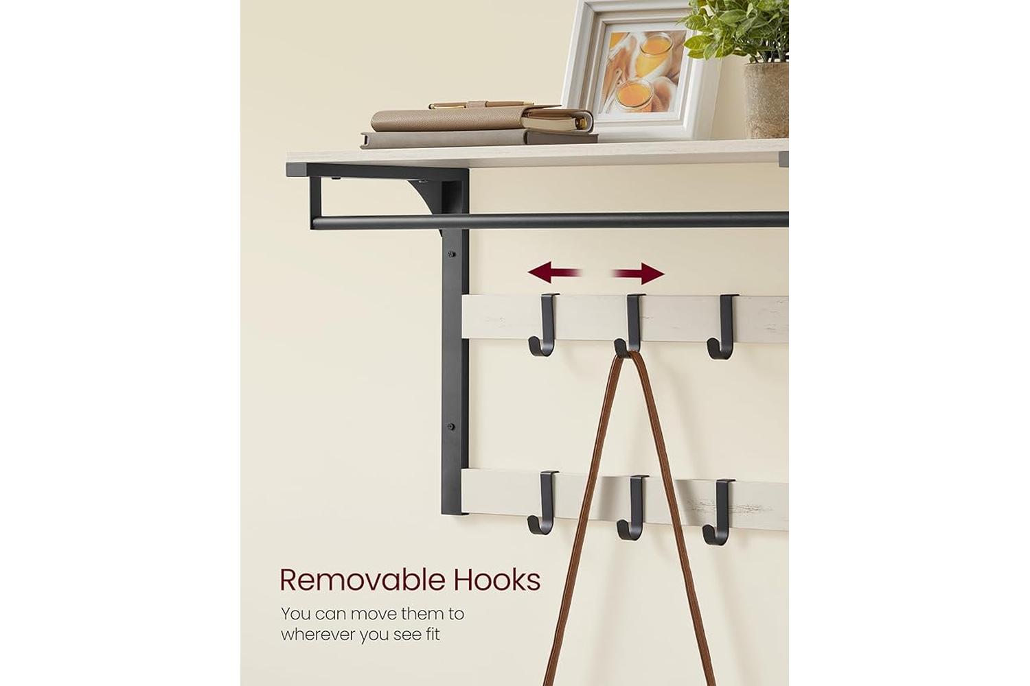 Vasagle Coat Rack | Particleboard And Steel | 65cm-3