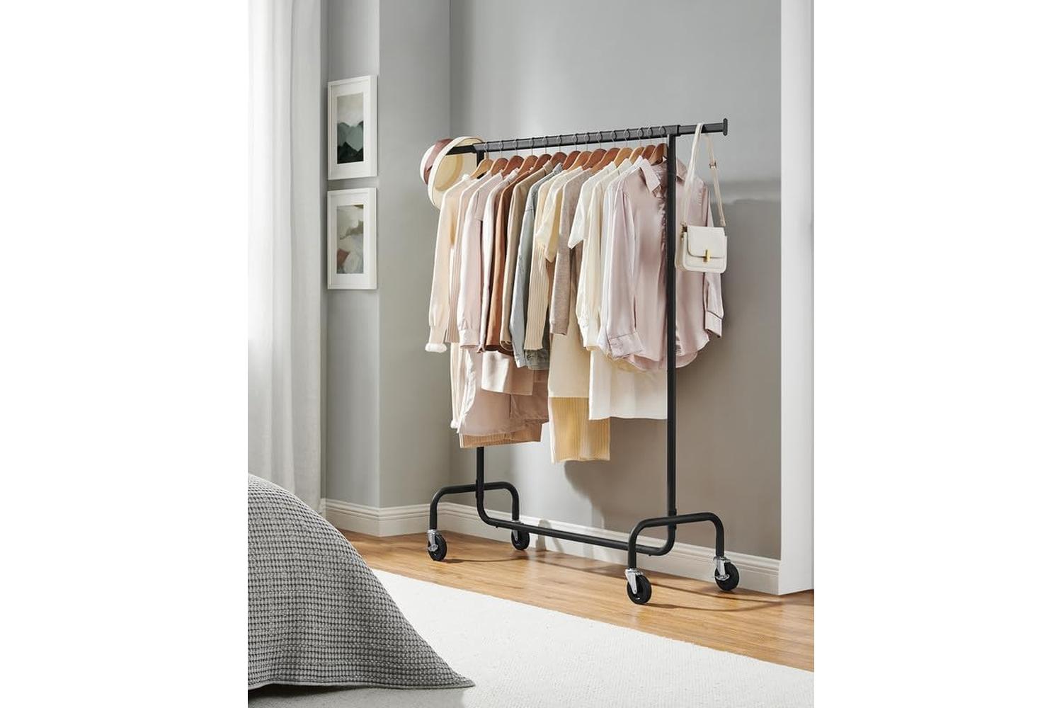 Clothes Rack | Clothes Storage | Steel | Adjustable Width 43.3-59.1 Inch-6