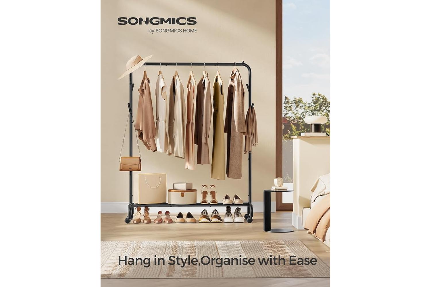 Clothes Rack | Clothes Storage | Steel | 103.5 X 41 X 155 Cm-2