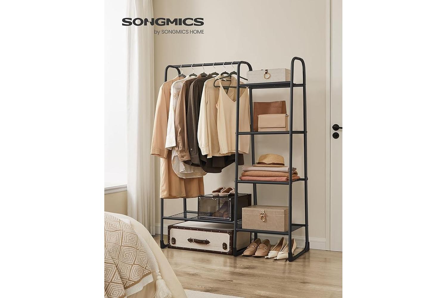 Garment Rack | Clothes Storage | Steel | 40 X 101.7 X 153.3 Cm-3