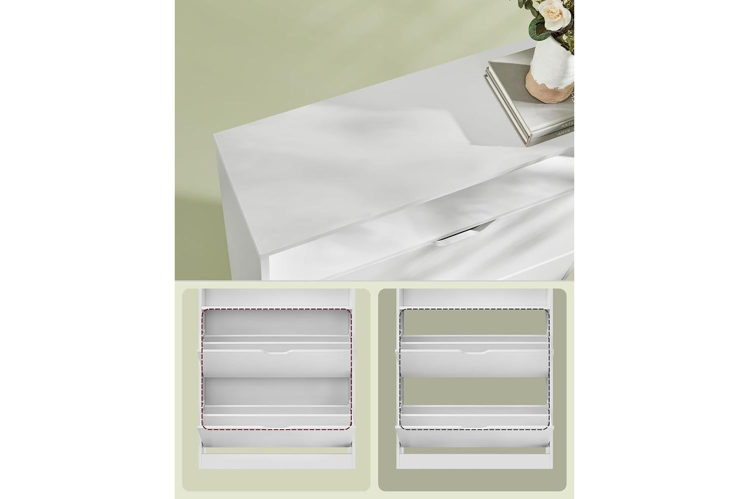 Shoe Cabinet | Shoe Storage Cabinet | Wood | 24 X 80 X 102 Cm-6