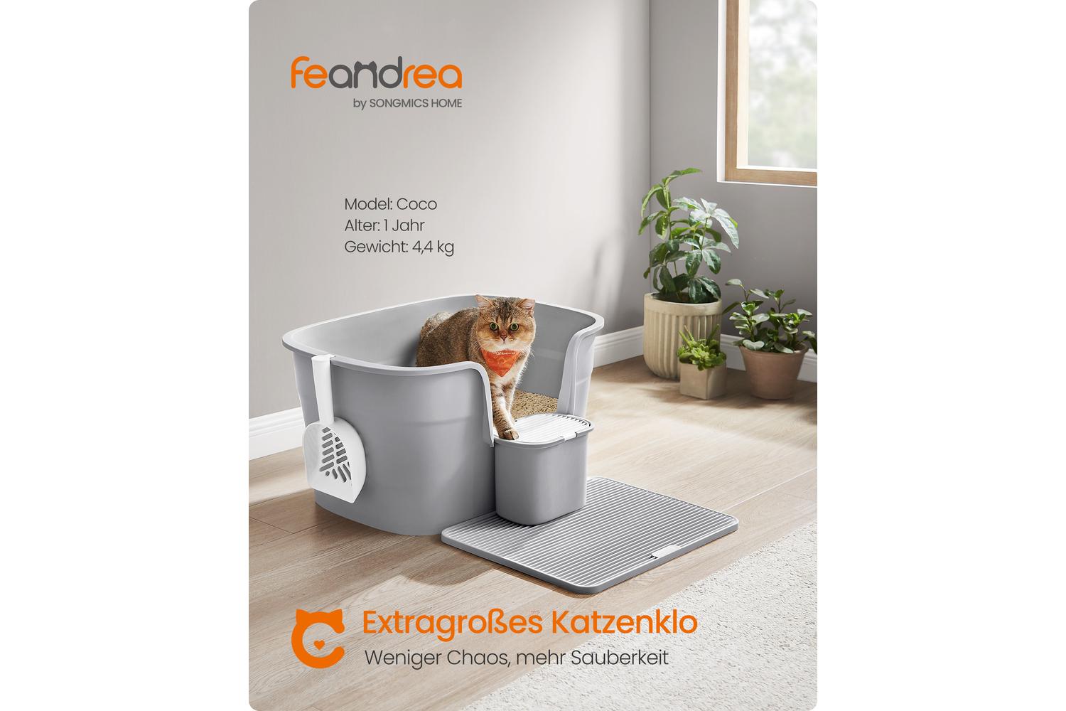 Cat Litter Box Ppt003g01 | Cat Litter Box | Polypropylene | Large-4