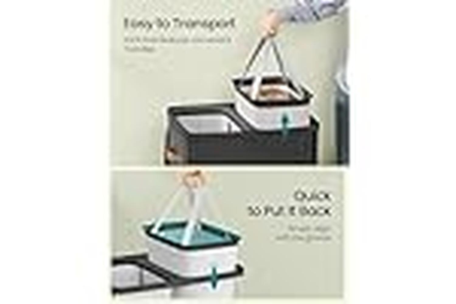 Laundry Basket | Laundry & Clothing Care | Polyester Fabric | 56 X 40 X 75 Cm-4