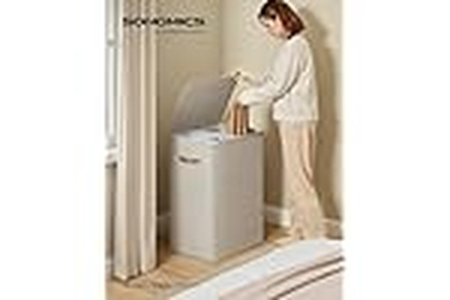 Laundry Basket | Laundry & Clothing Care | Polyester Fabric | 56 X 40 X 75 Cm-2