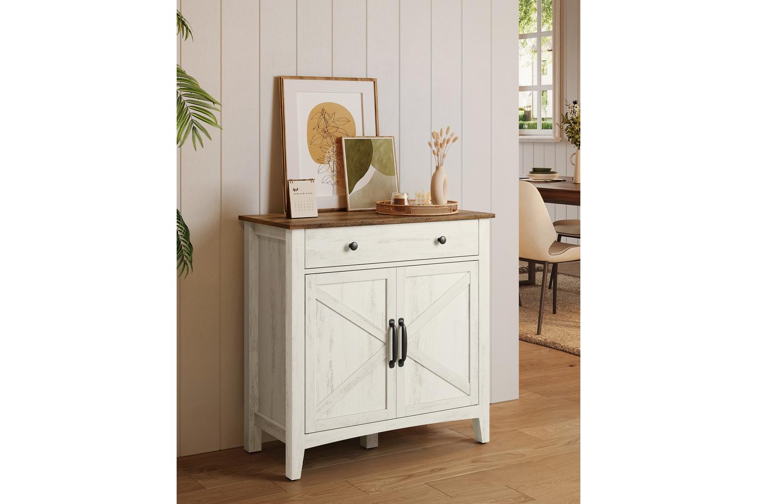 Vasagle Storage Cabinet | Mdf & Steel | 80 X 80 Cm-5
