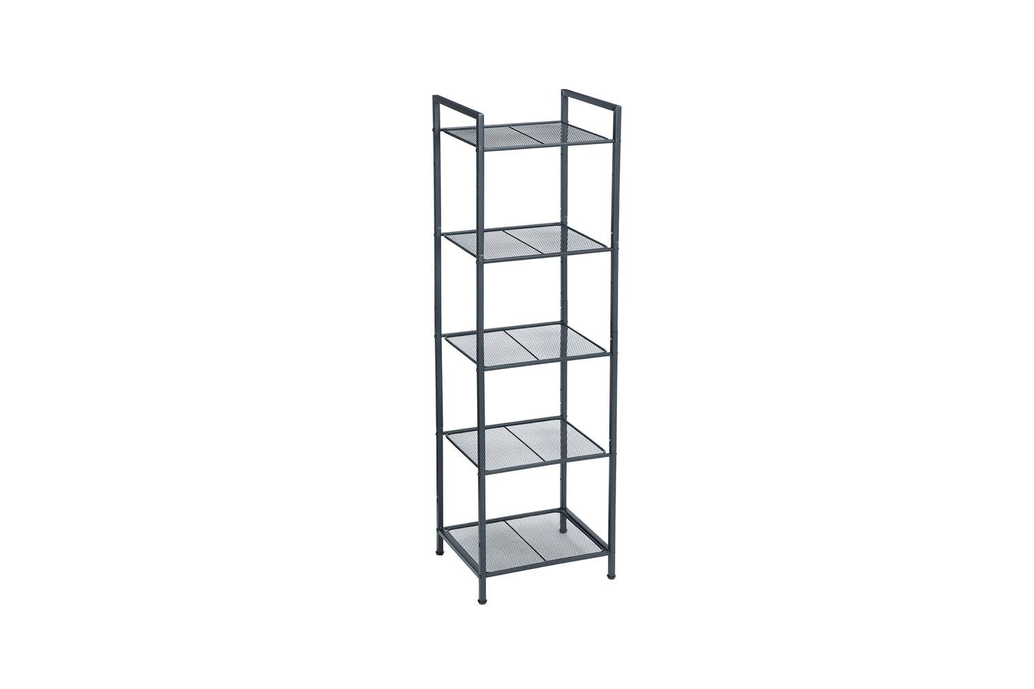 Storage Rack | Storage Shelf | Steel | 38 X 30 X 128 Cm