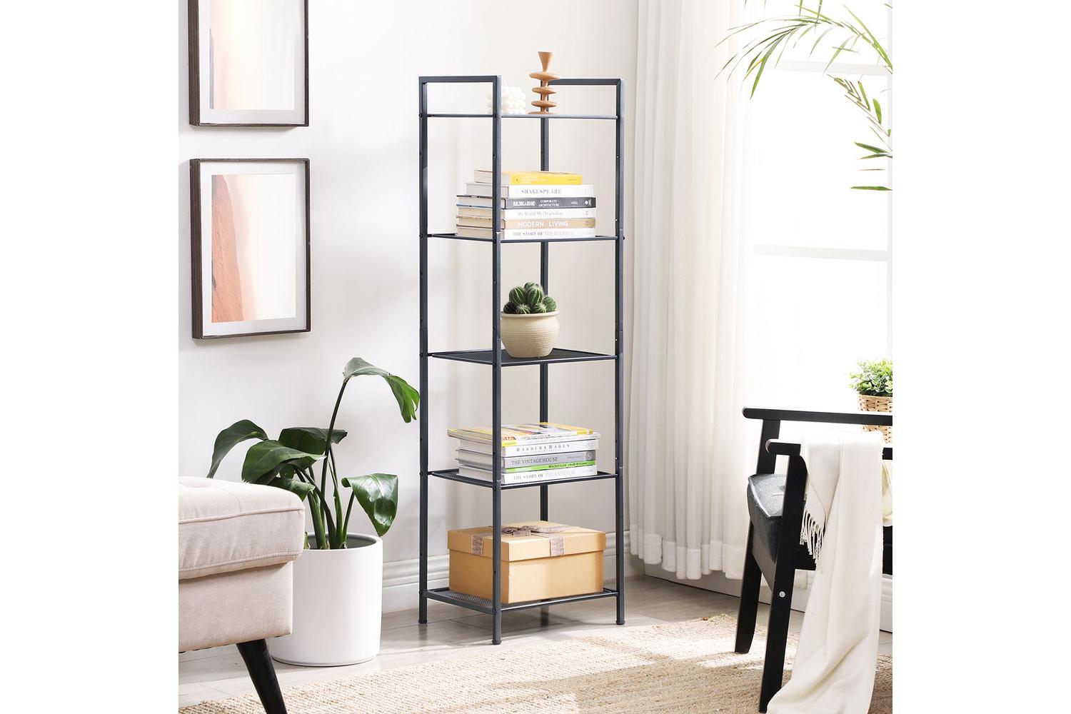 Storage Rack | Storage Shelf | Steel | 38 X 30 X 128 Cm-2