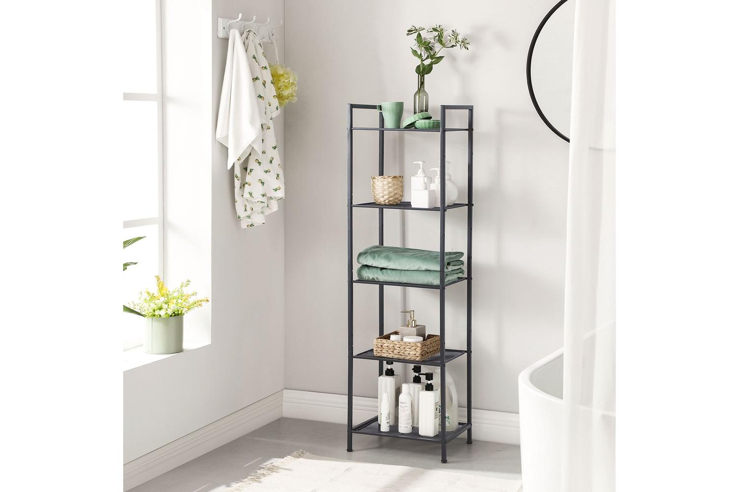 Storage Rack | Storage Shelf | Steel | 38 X 30 X 128 Cm-3