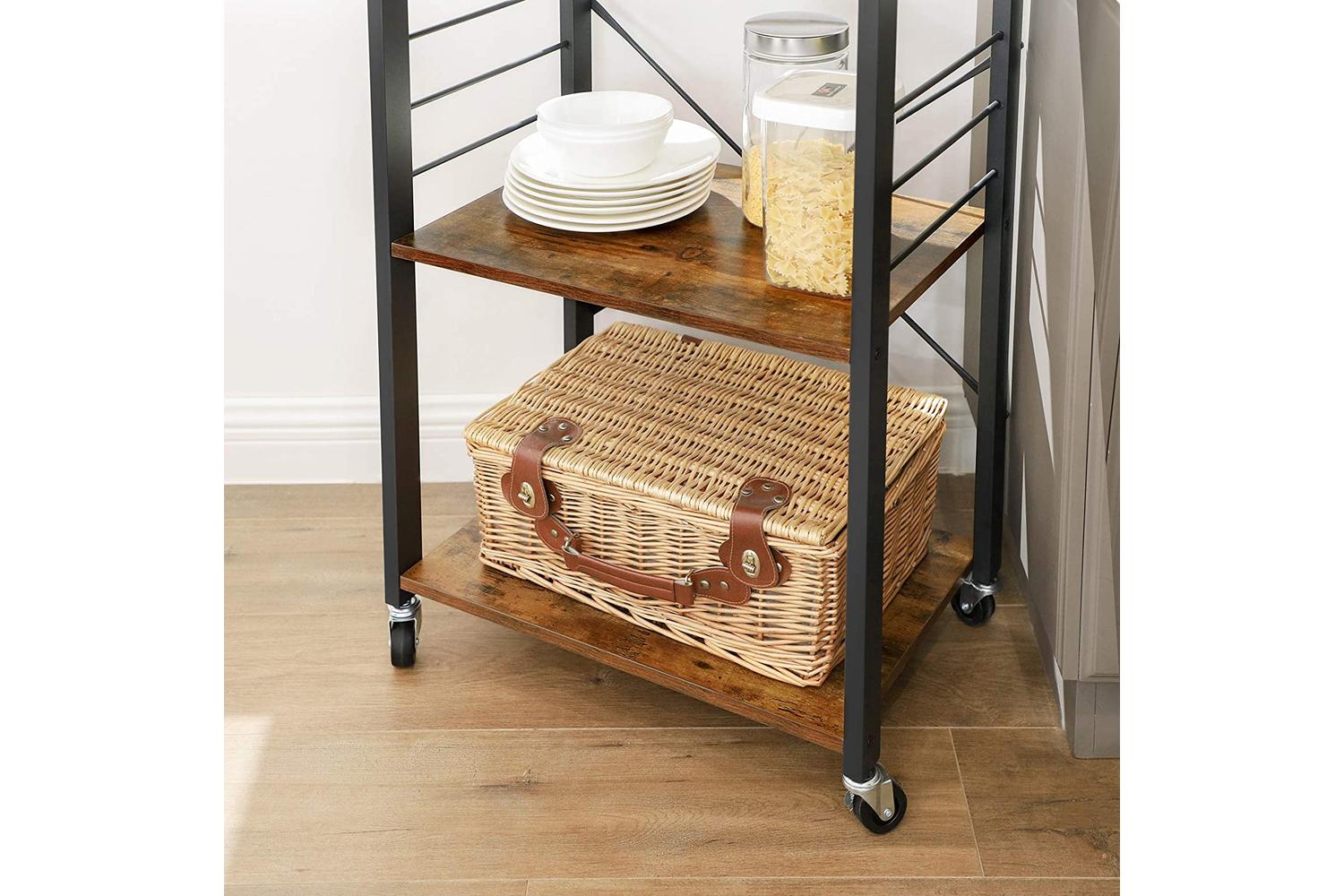 Vasagle Kitchen Shelves | Particleboard And Metal | 60 X 40 X 89 Cm-5