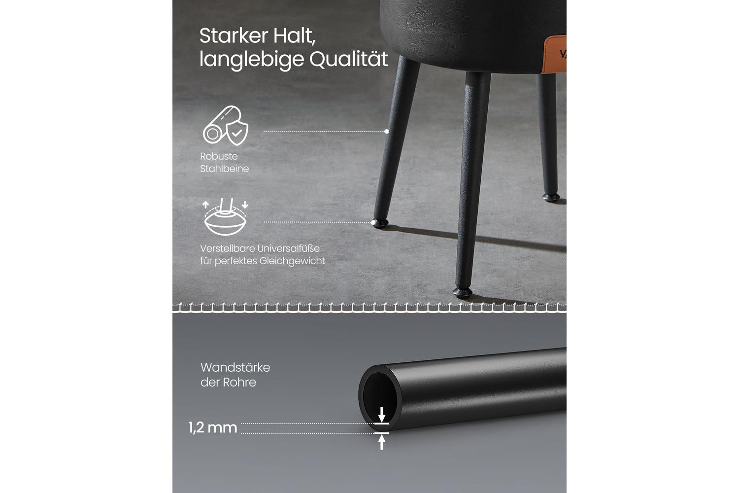 Storage Ottoman | Storage Ottoman | Pu Leather | 38.2 X 44.4 Cm-5