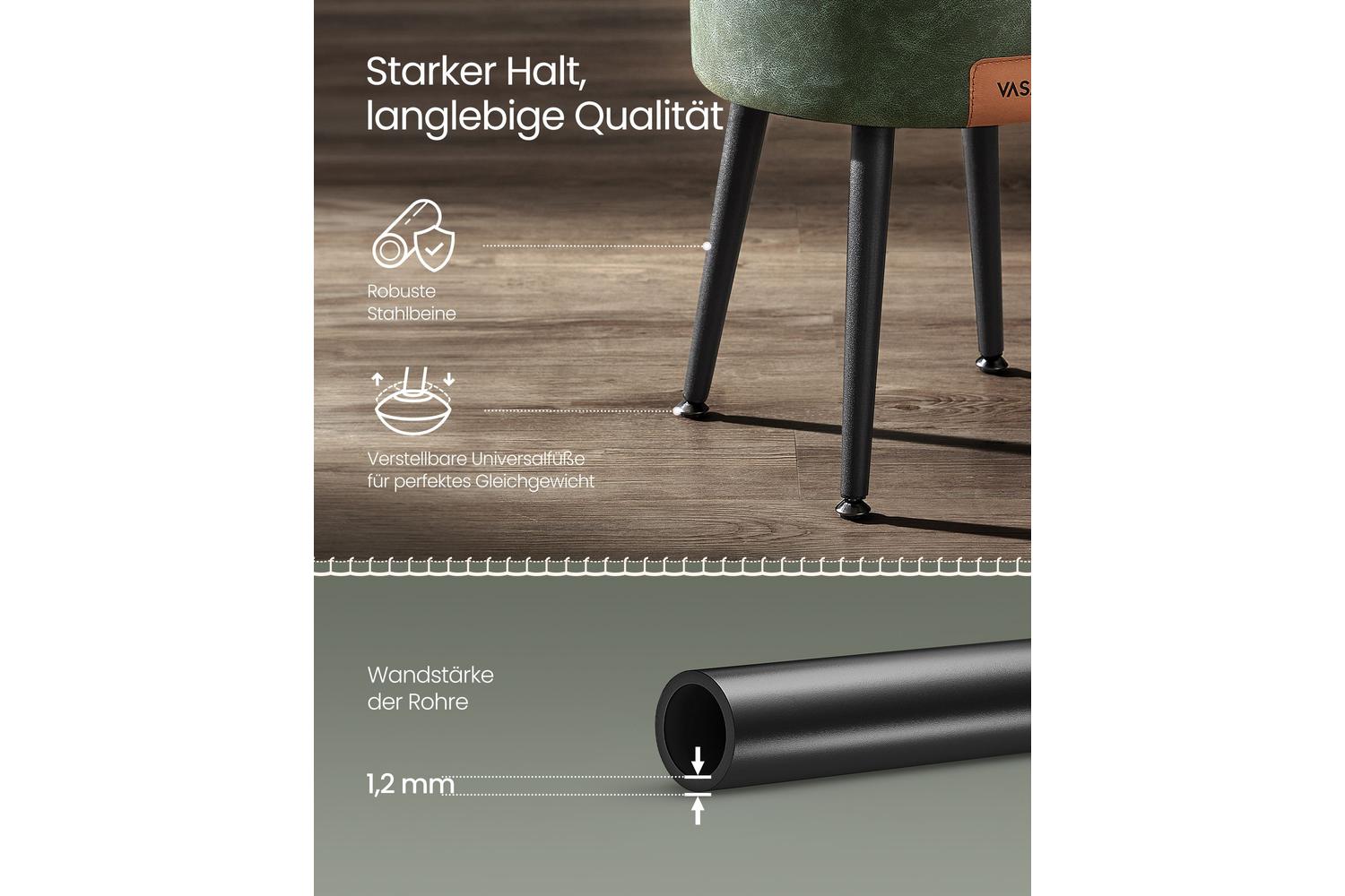 Storage Ottoman | Storage Ottoman | Steel Pu Foam | 38.2 X 44.4 Cm-4