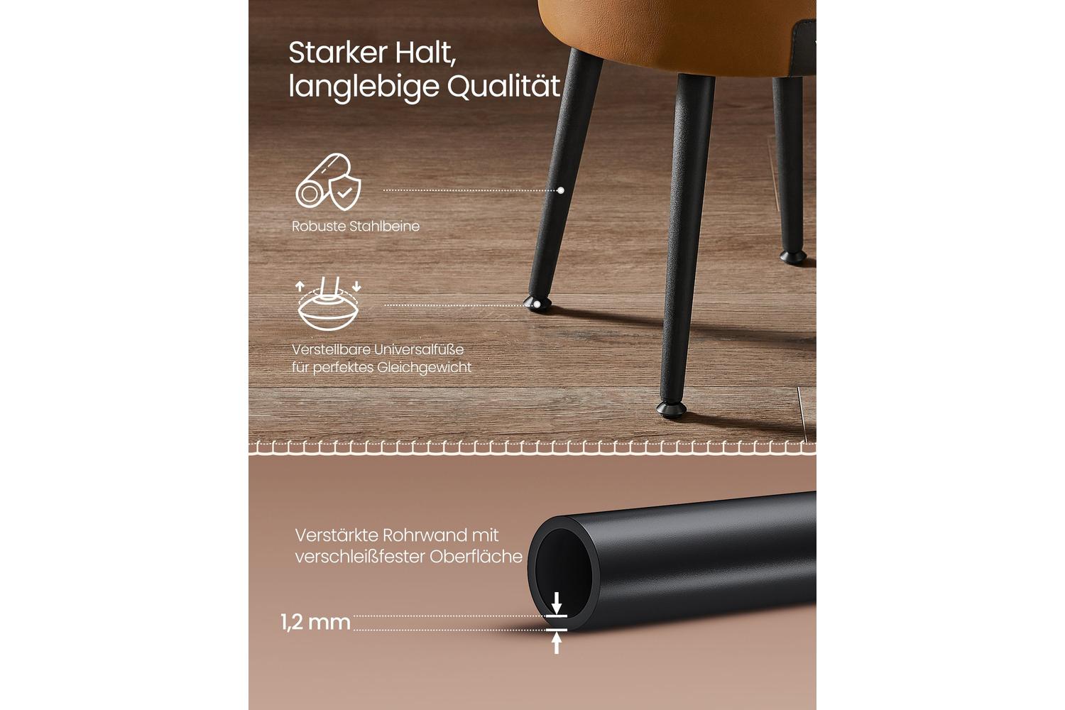 Storage Ottoman | Ottoman | Pu Leather | 38.2 X 44.4 Cm-4