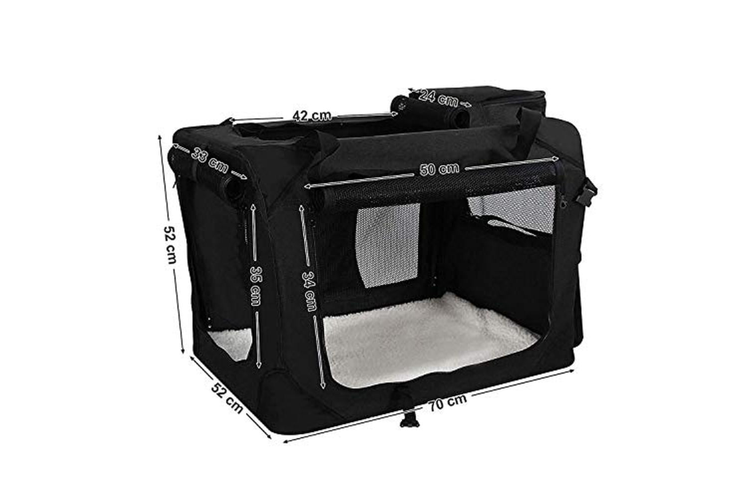 Dog Kennel | Pet Crate | Oxford Cloth | 70 X 52 X 52 Cm-2
