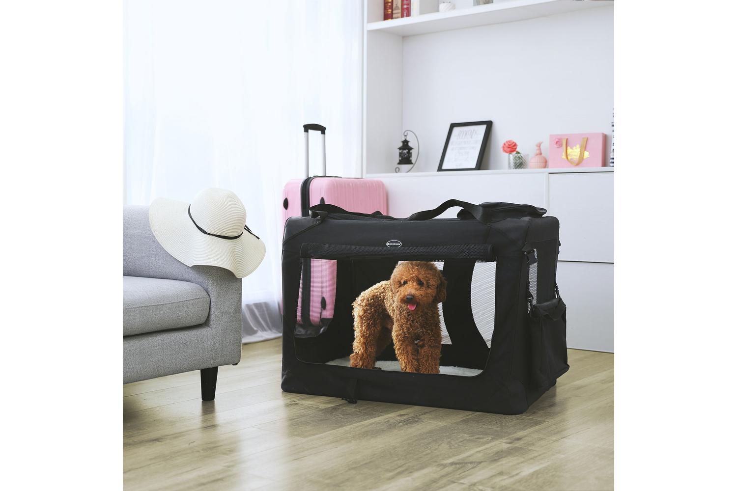 Dog Kennel | Pet Crate | Metal | 81 X 58 X 58 Cm-2