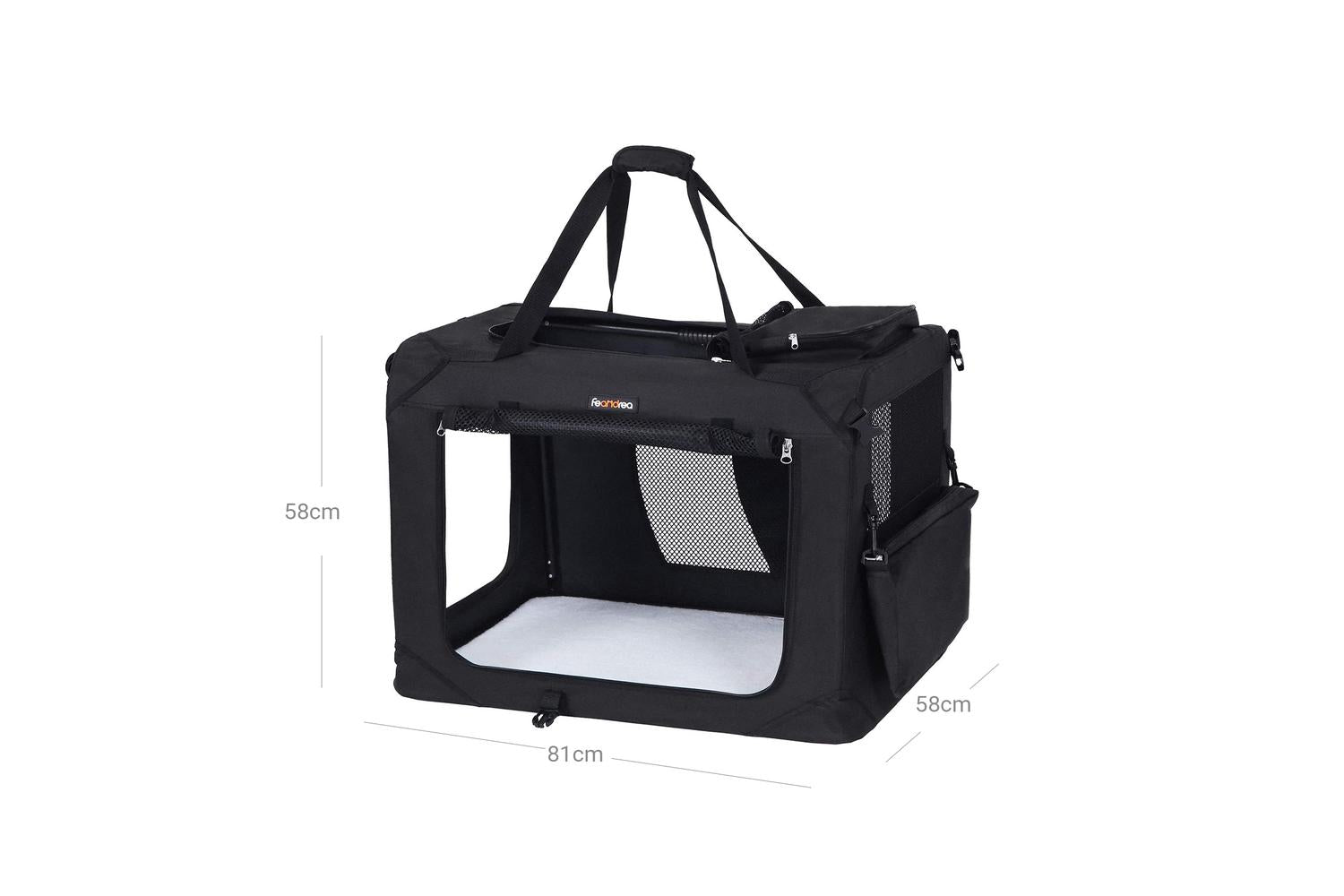 Dog Kennel | Pet Crate | Metal | 81 X 58 X 58 Cm-5