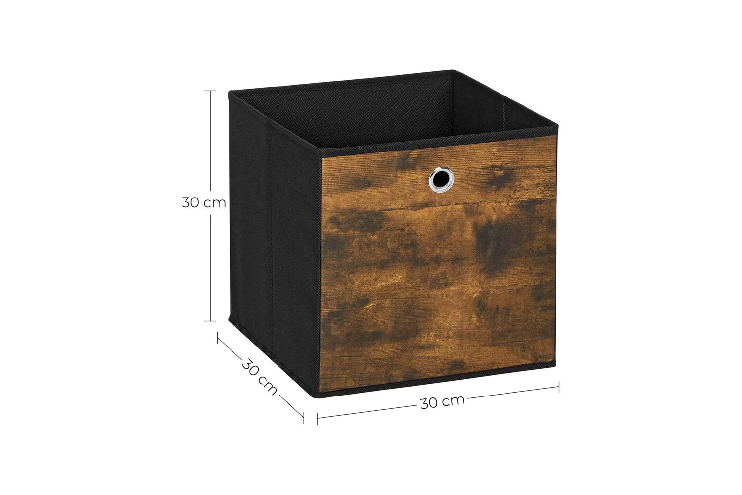 Songmics Storage Box | Cardboard & Fabric | 30 X 30 X 30 Cm-6