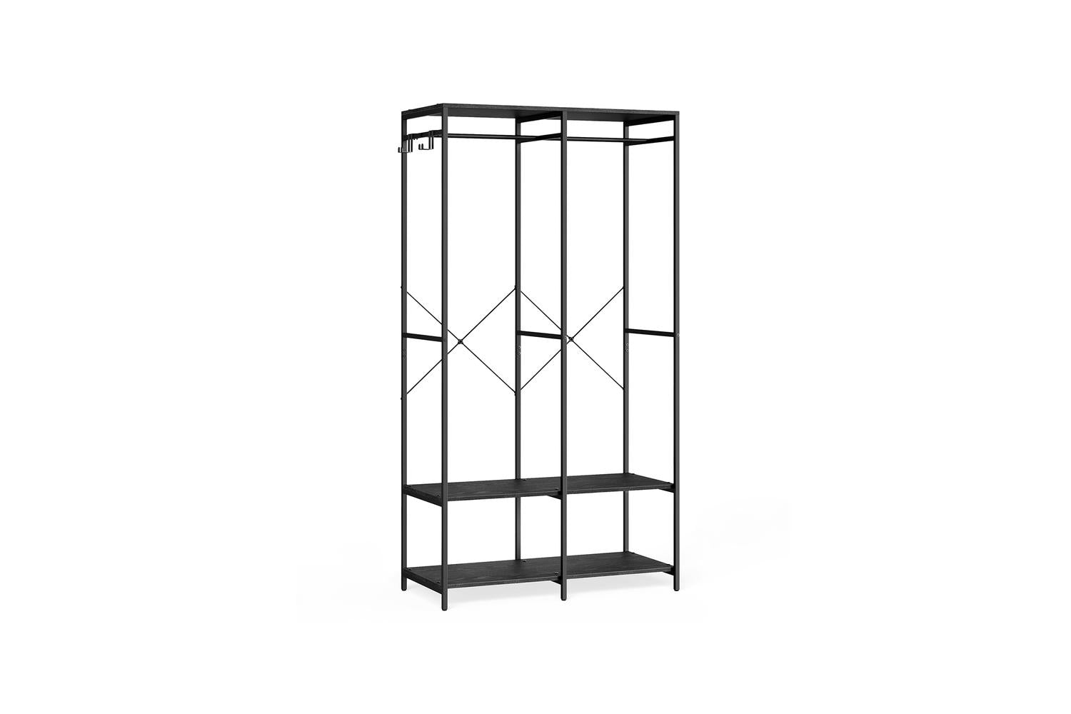 Wardrobe | Clothes Storage | Steel And Particleboard | 94.5 X 40 X 180 Cm