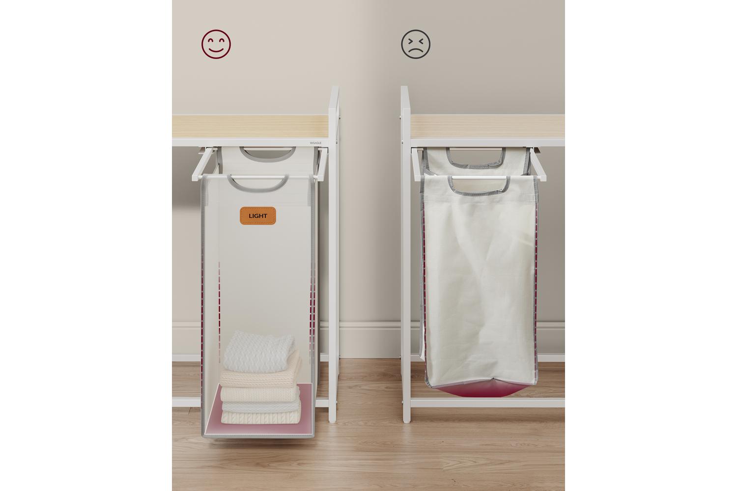 Laundry Basket | Laundry Cart | Steel & Oxford Fabric | 100l-4