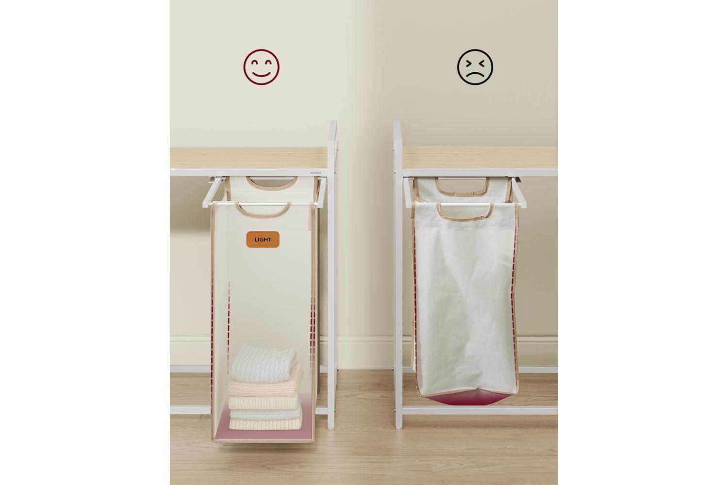 Laundry Basket | Laundry Cart | Steel & Oxford Fabric | 150l-4