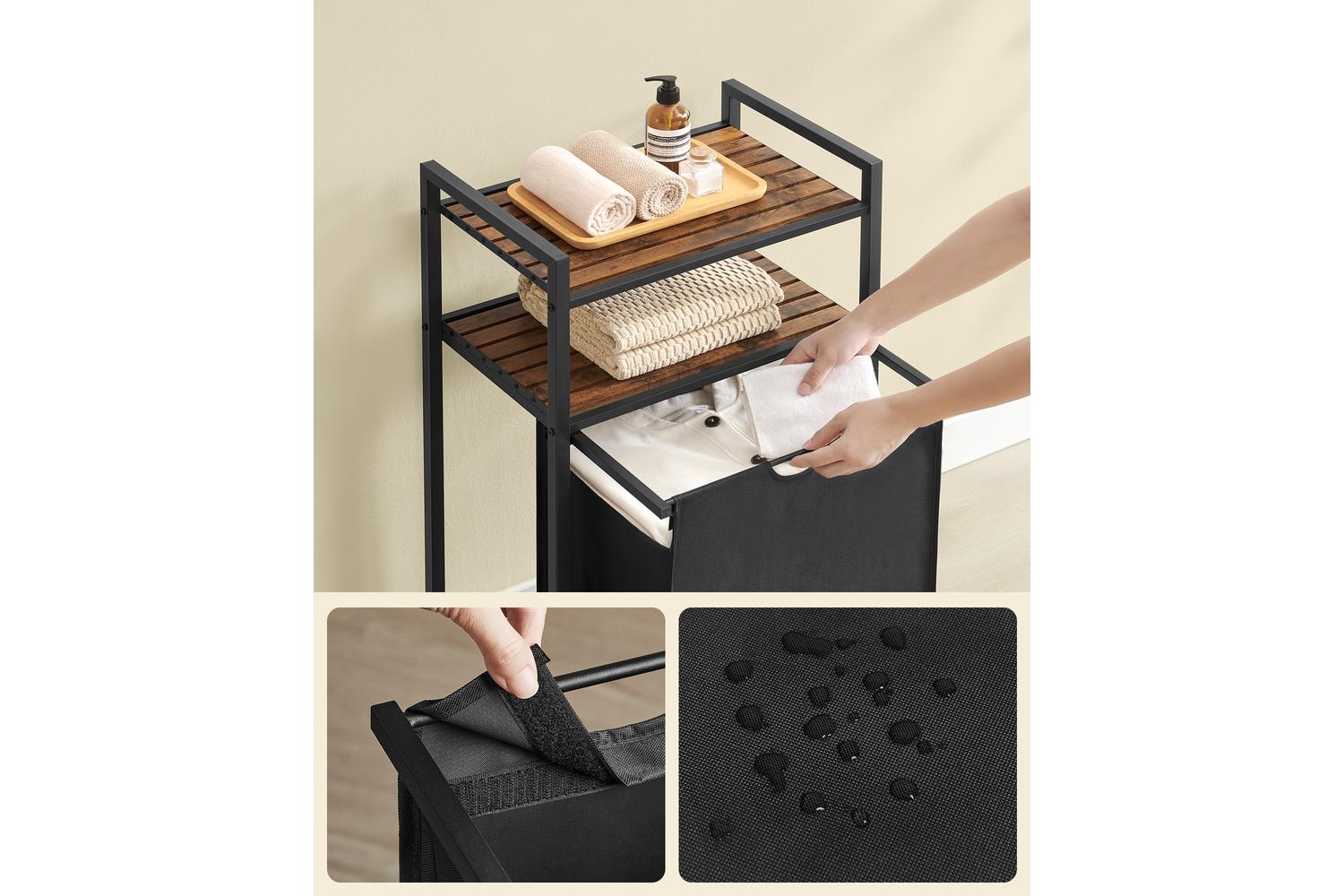 Laundry Basket | Laundry & Clothing Care | Steel & Mdf | 65l-2