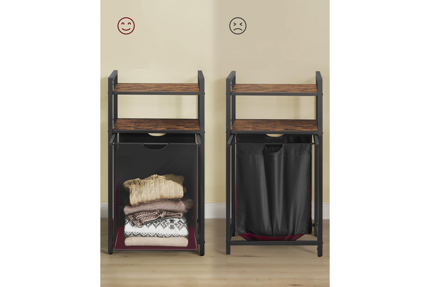 Laundry Basket | Laundry & Clothing Care | Steel & Mdf | 65l-4
