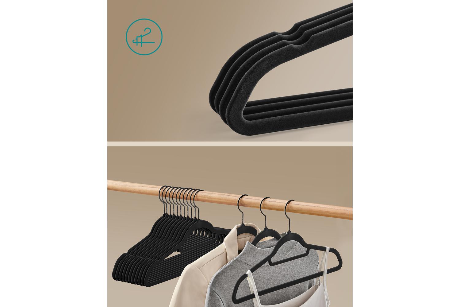 Velvet Hanger | Clothes Hanger | Velvet | Standard Size-2