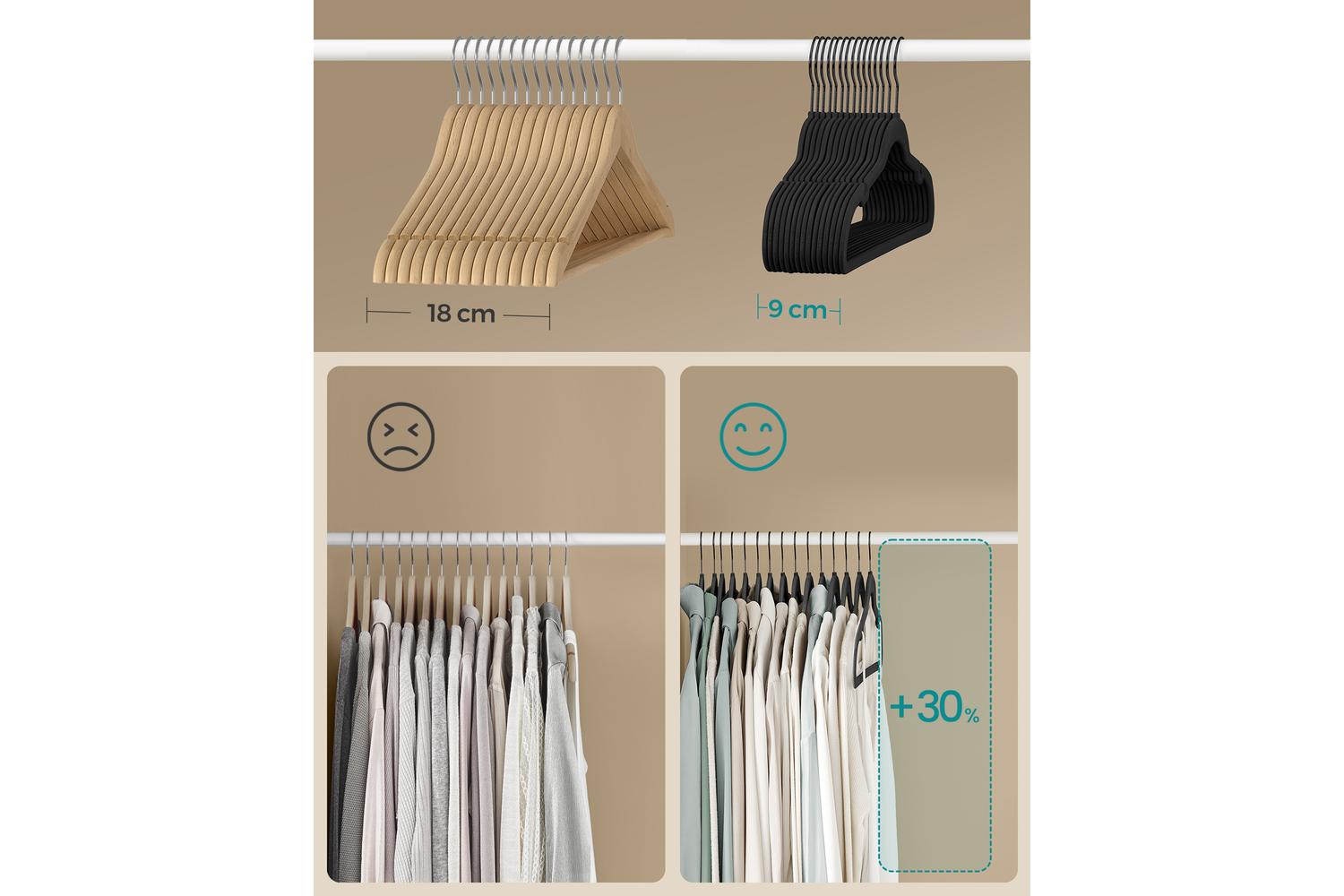 Velvet Hanger | Clothes Hanger | Velvet | Standard Size-3