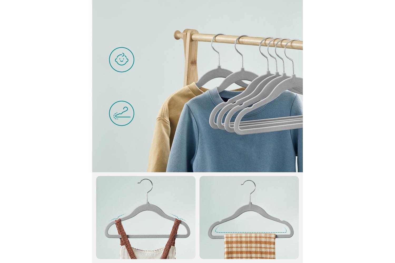 Velvet Hanger | Clothes Hanger | Velvet | Kids Size-4