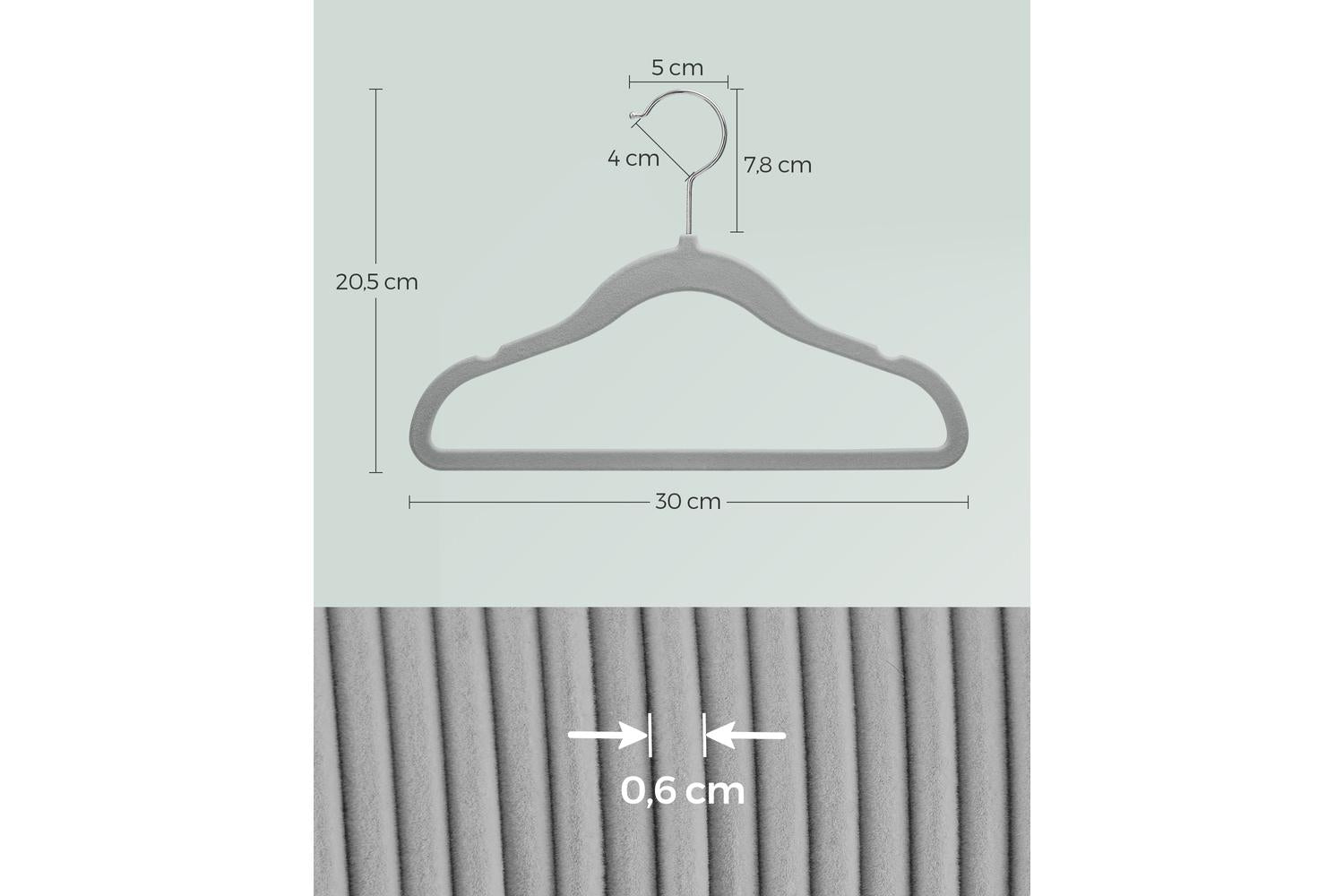 Velvet Hanger | Clothes Hanger | Velvet | Kids Size-5