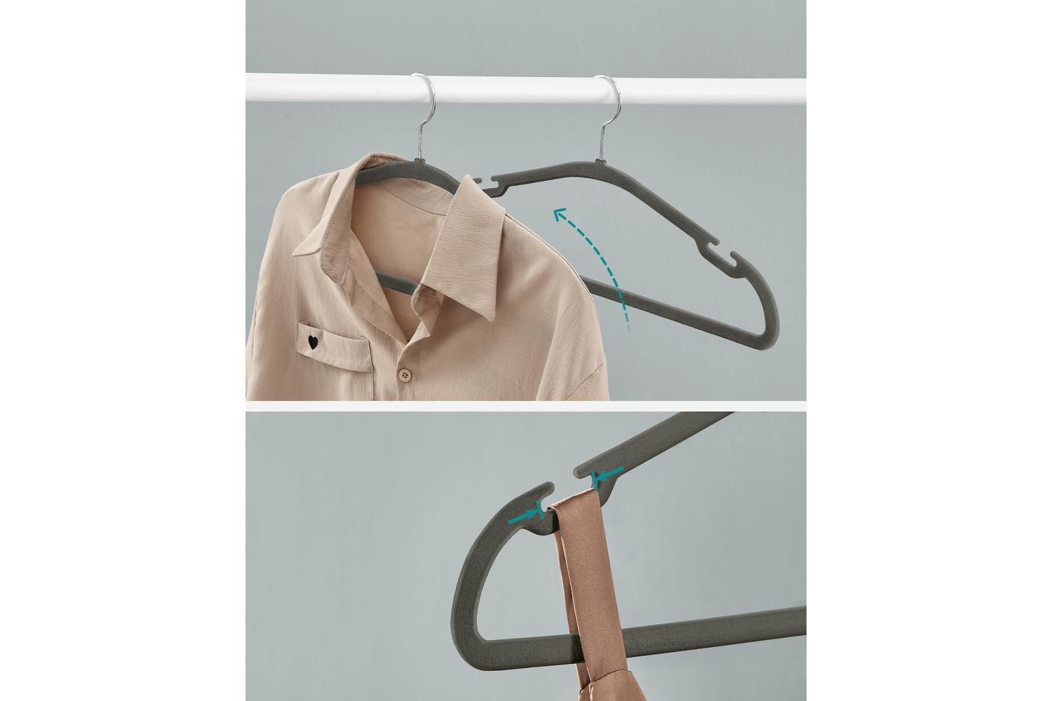 Velvet Hanger | Clothes Hanger | Velvet | Standard Size-3