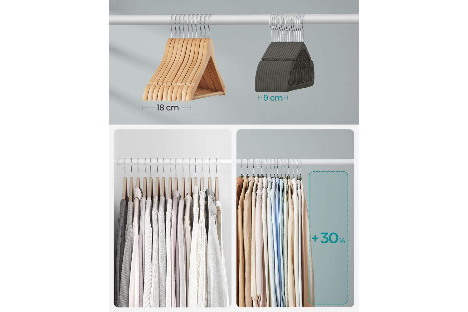 Velvet Hanger | Clothes Hanger | Velvet | Standard Size-4