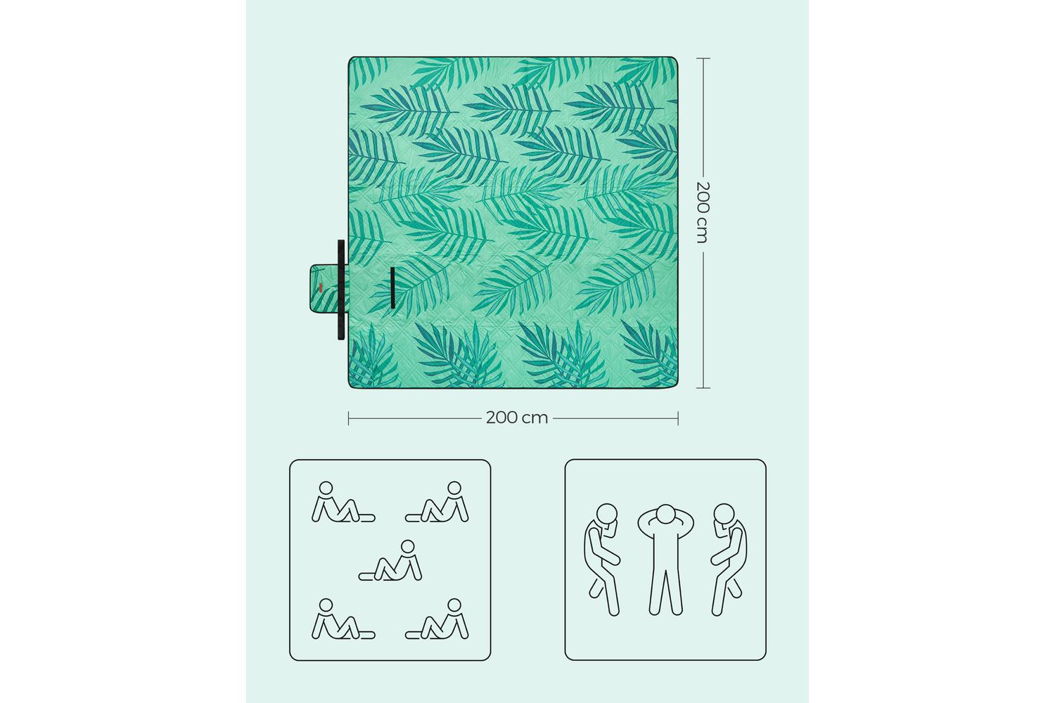 Camping Mat | Picnic Blanket | Pongee Fabric | 200 X 200 Cm-5