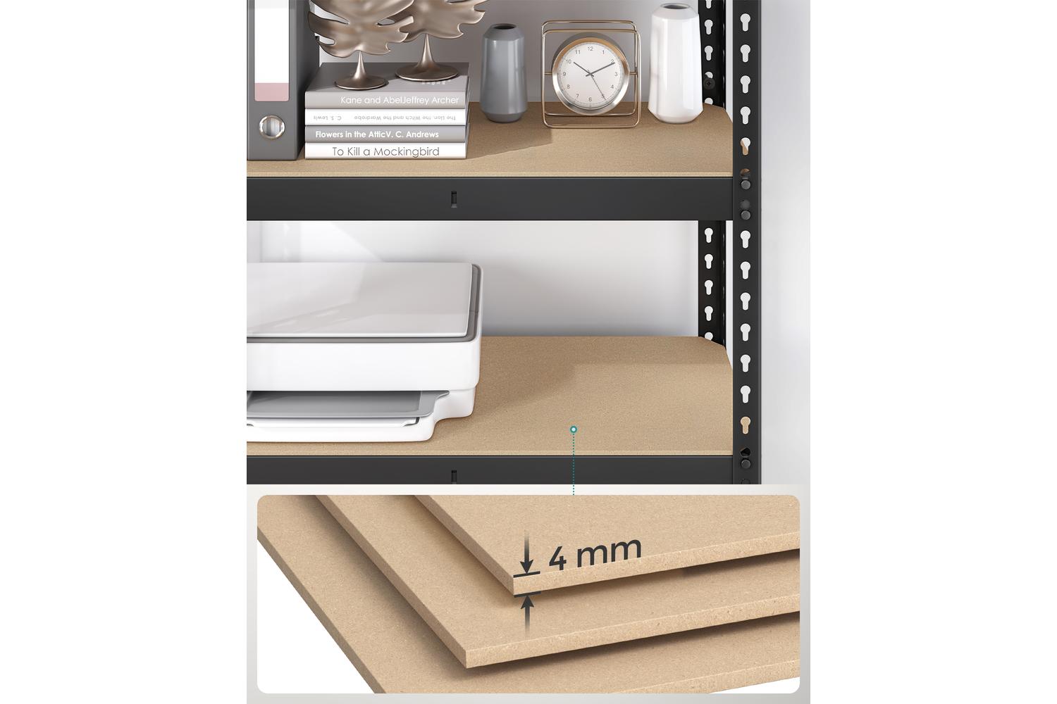 Songmics Shelving Unit | Garage Shelving | Steel And Mdf | Five Tier-7