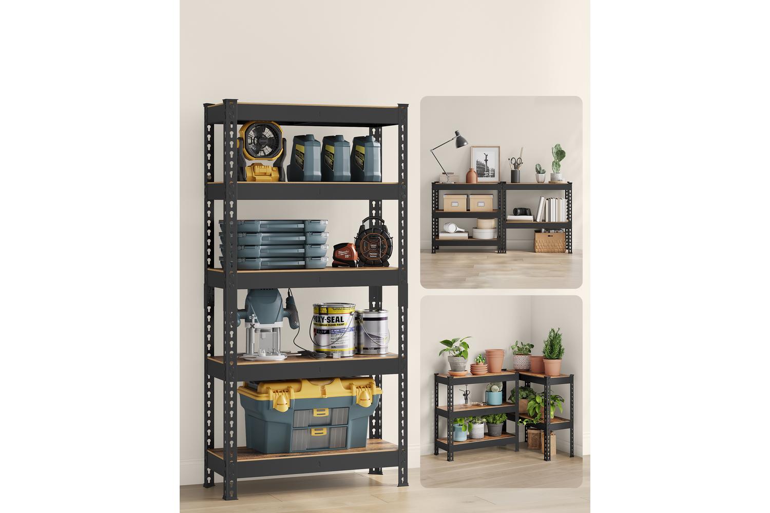 Songmics Shelving Unit | Steel Frame | Adjustable Garage Storage-6