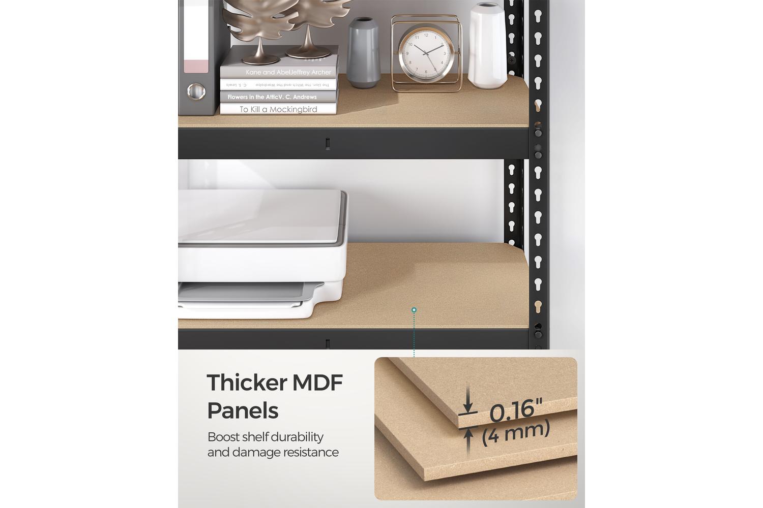 Shelving | Garage Shelving | Steel Frame Mdf Shelves | Adjustable Height-7