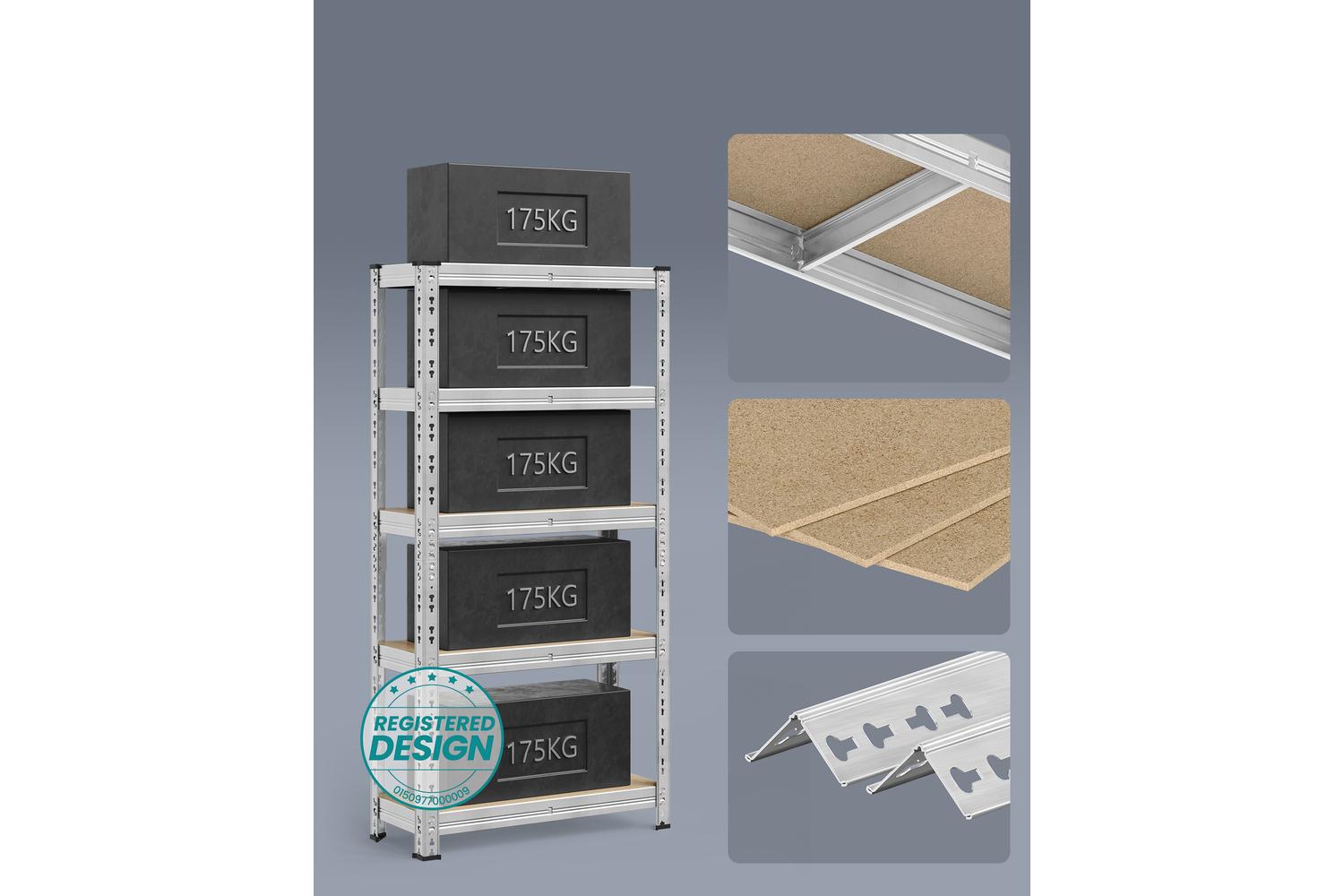 Songmics Shelving | Garage Shelving | Steel Frame | Adjustable Height-6