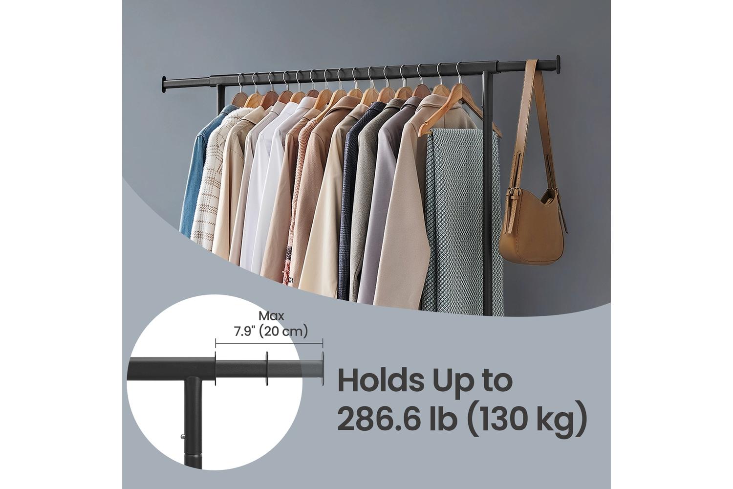 Songmics Garment Rack | Clothes Storage | Steel | 110-150cm-2