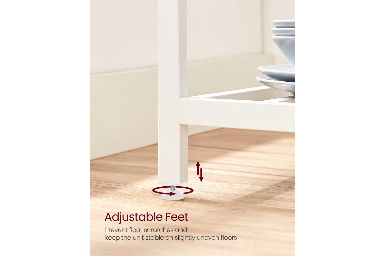 Kitchen Island | Kitchen Storage | Particleboard And Steel | 60 X 120 X 90 Cm-6