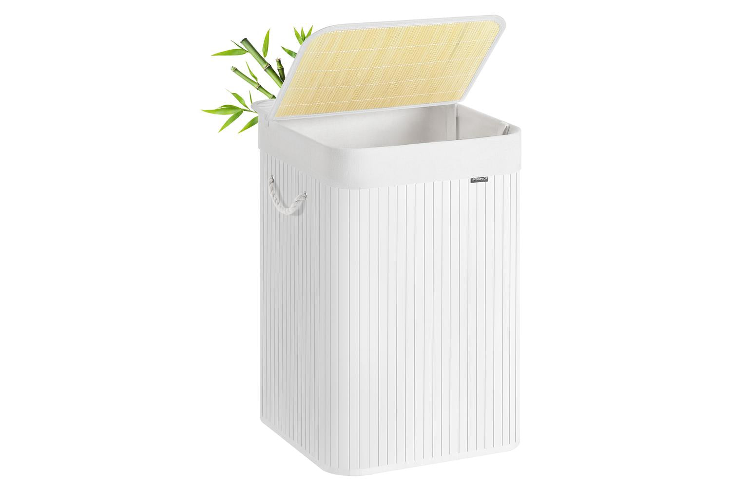 Laundry Hamper | Laundry Basket | Bamboo | 95 Litre