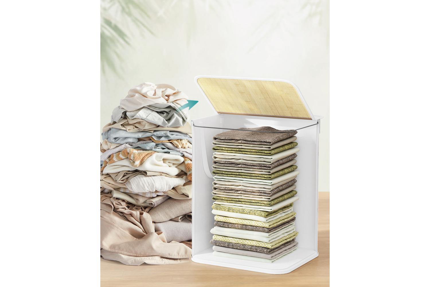 Laundry Hamper | Laundry Basket | Bamboo | 95 Litre-3