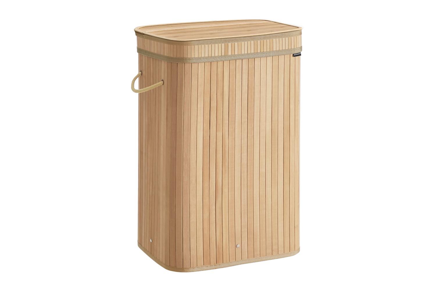 Laundry Hamper | Laundry Basket | Bamboo | 72l